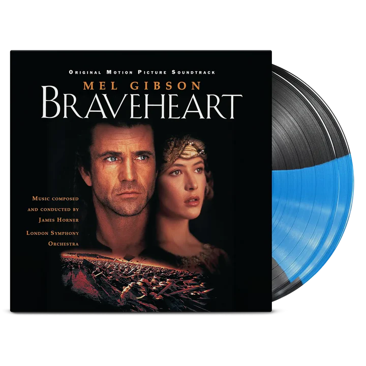 James Horner/London Symphony Orchestra | Braveheart (Original Motion Picture Soundtrack) [Blue/Black Stripe 2LP] | Vinyl