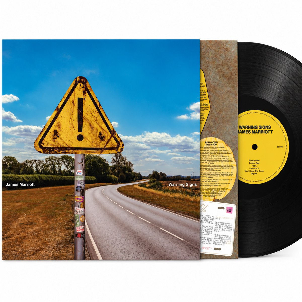 James Marriott - Warning Signs [Black Vinyl] | Vinyl