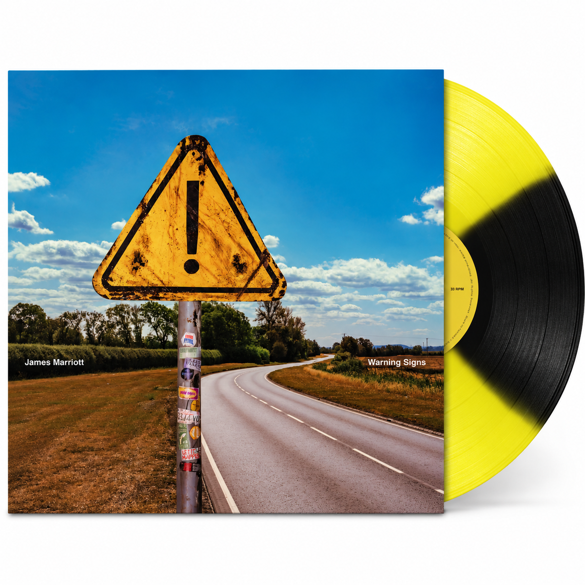 James Marriott - Warning Signs (Indie Exclusive) [Yellow & Black 'Petal'] | Vinyl
