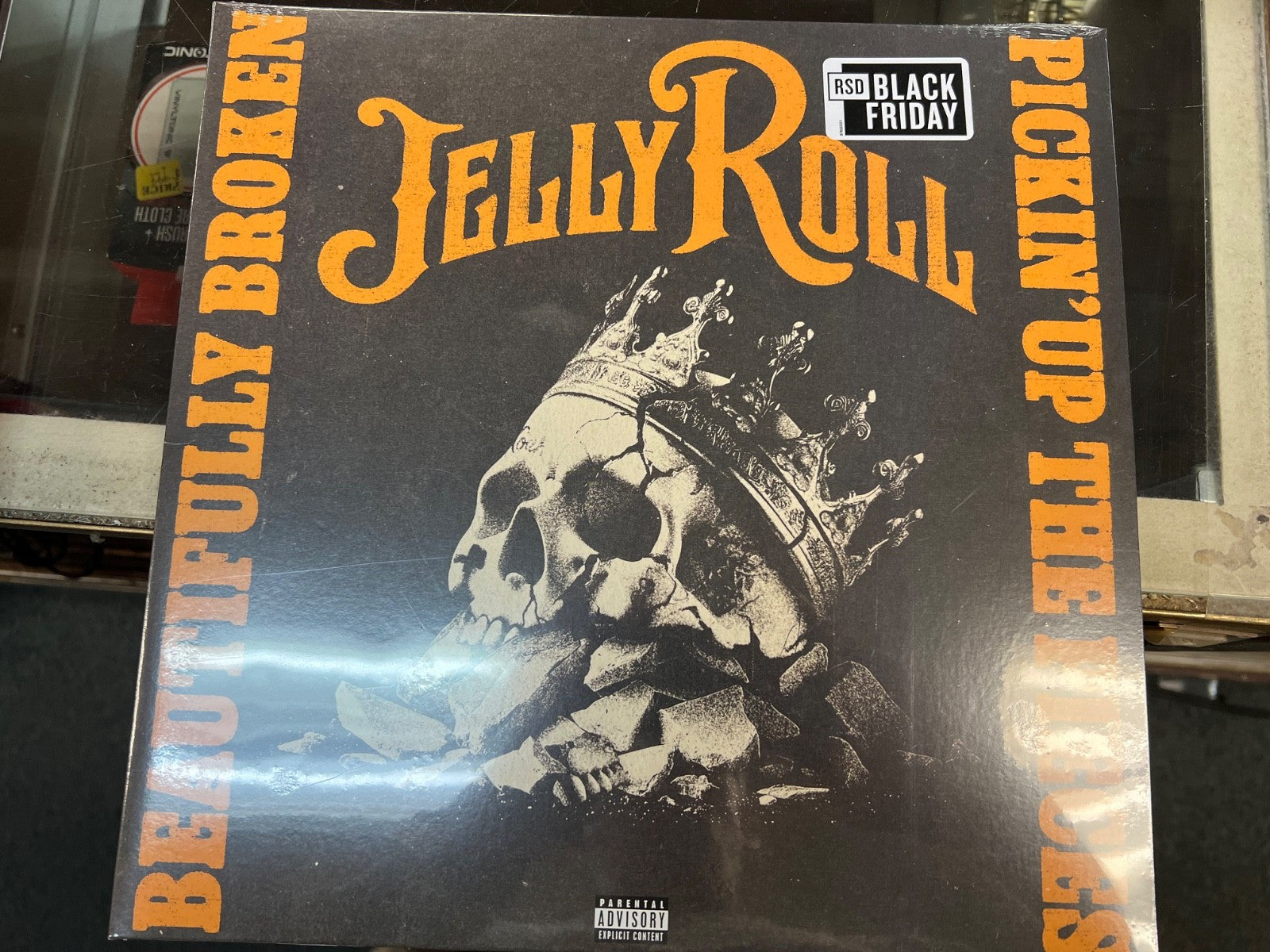 Jelly Roll | Beautifully Broken (Pickin' Up The Pieces) [Tequila Sunrise Lp] [RSD 11.28.25] | Vinyl