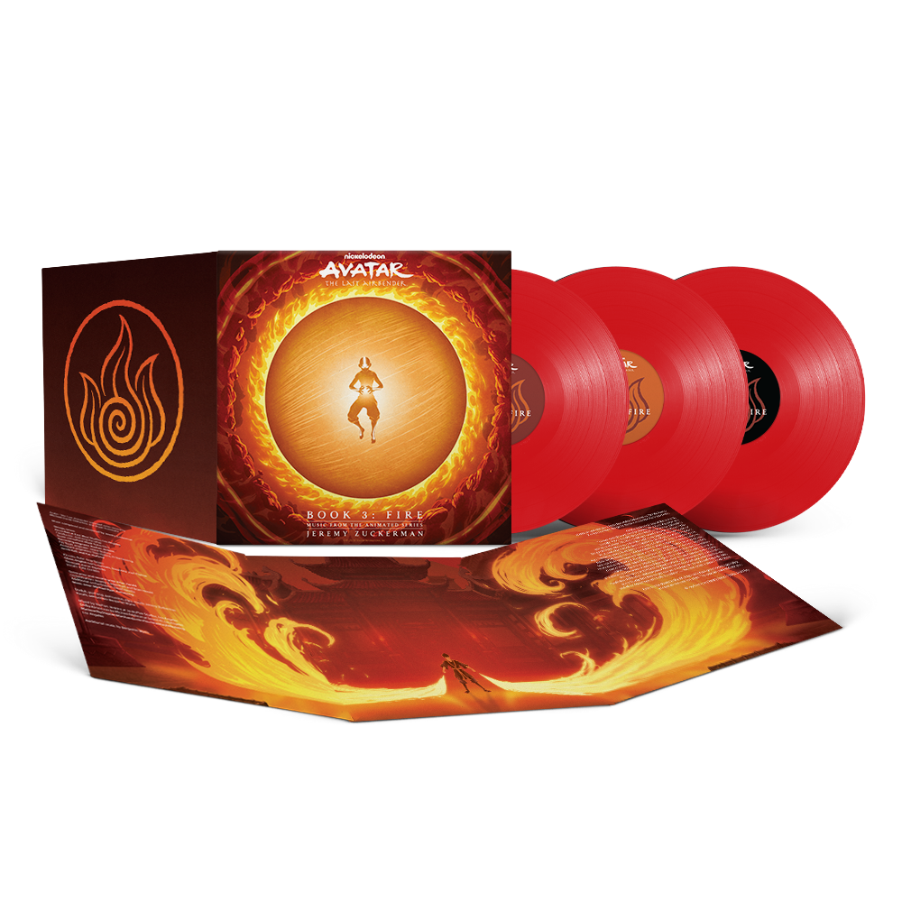 Jeremy Zuckerman - Avatar: The Last Airbender - Book 3: Fire (Music From The Animated Series) [Red Vinyl] [3LP] | Vinyl