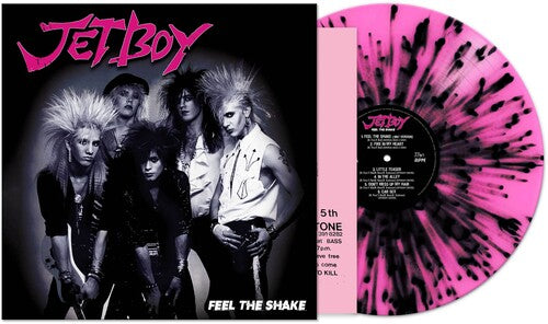 Jetboy | Feel The Shake - Pink/ black Splatter | Vinyl