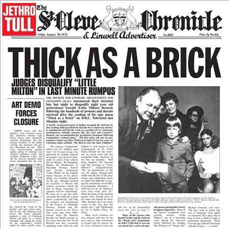 Jethro Tull - Thick As a Brick (180 Gram Vinyl) | Vinyl