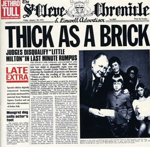 Jethro Tull | Thick As A Brick (Remastered, Bonus Tracks) | CD