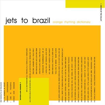 Jets To Brazil - Orange Rhyming Dictionary (180 Gram Vinyl) (2 Lp's) | Vinyl
