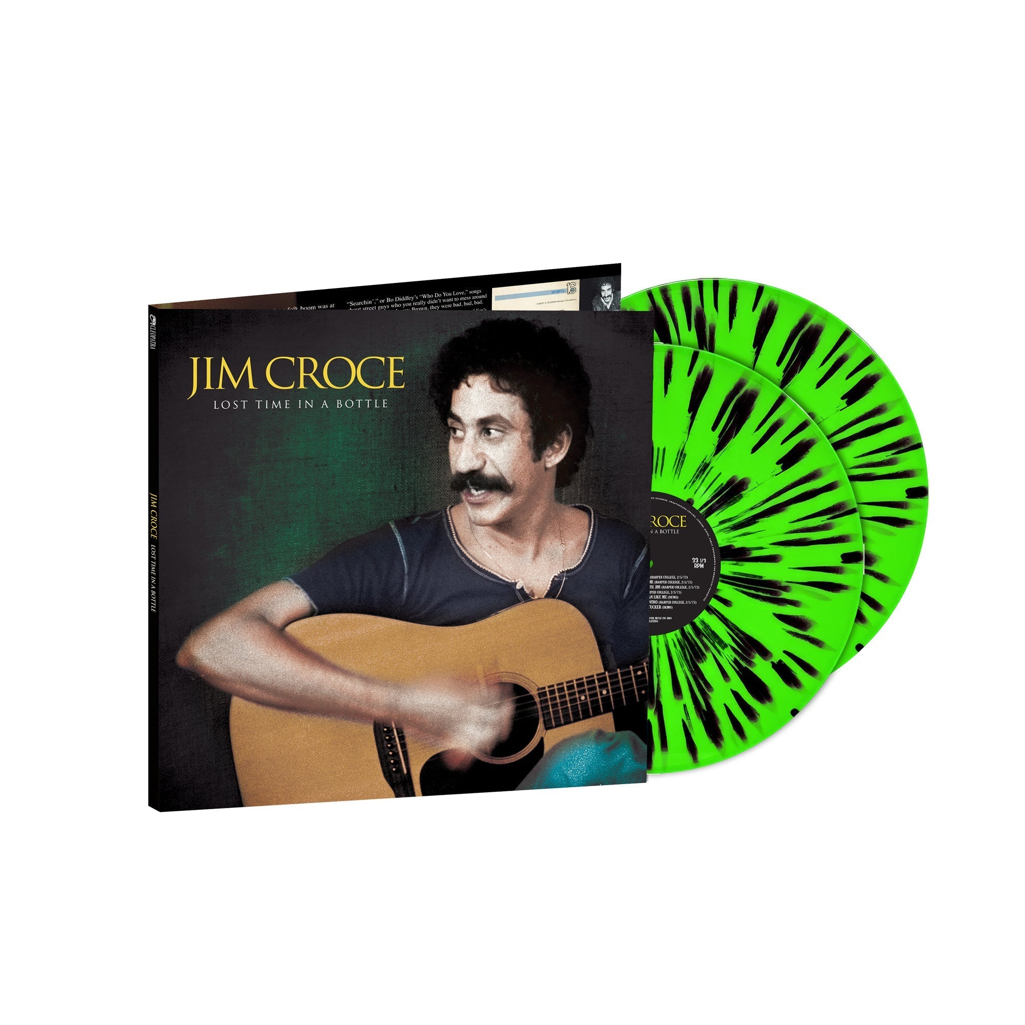 Jim Croce | Lost Time In A Bottle (Limited Edition) [Lime Green & Black Splatter Vinyl] [2Lp] | Vinyl