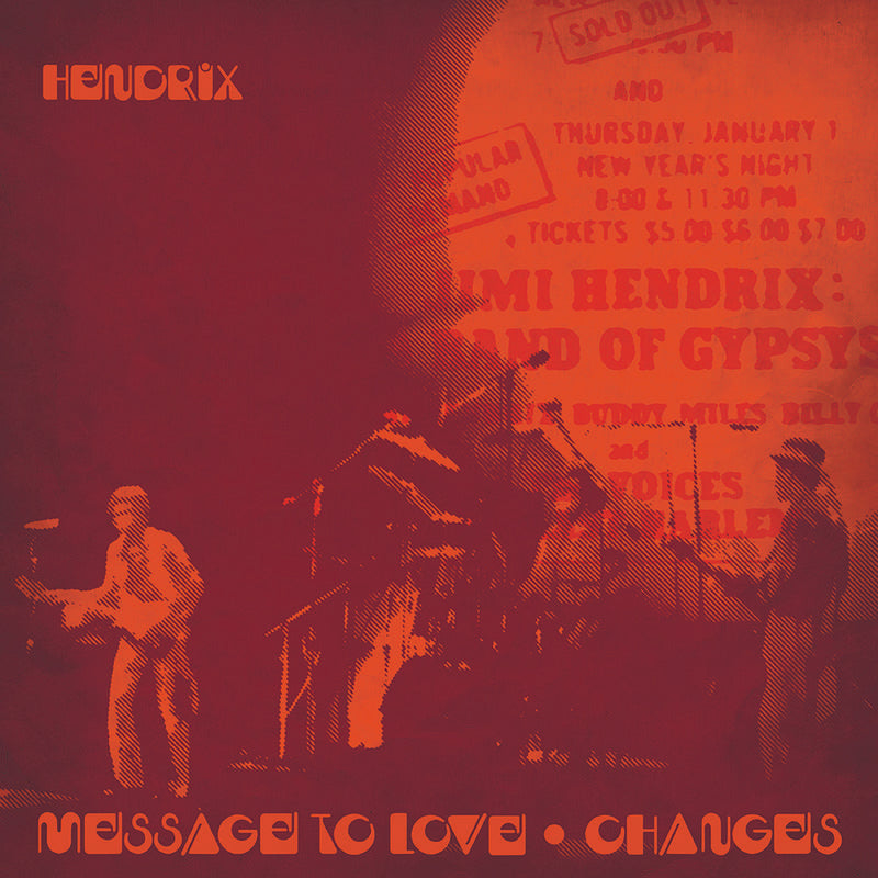 Jimi Hendrix - Message To Love / Changes [7" Single] [Red & Yellow Splatter] | RSD DROP | Vinyl
