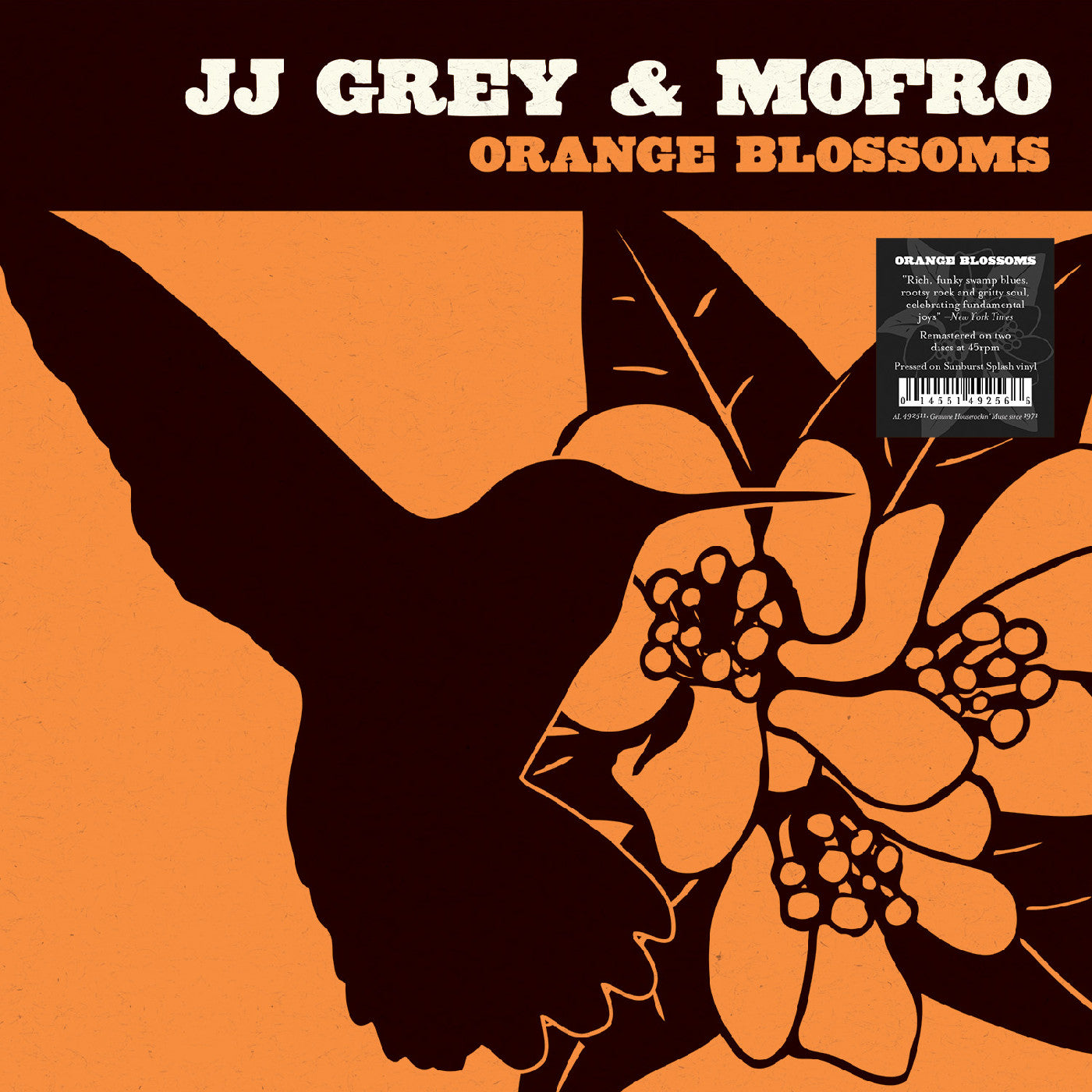 Jj & Mofro Grey - Orange Blossoms (Sunburst Splash Vinyl) | Vinyl