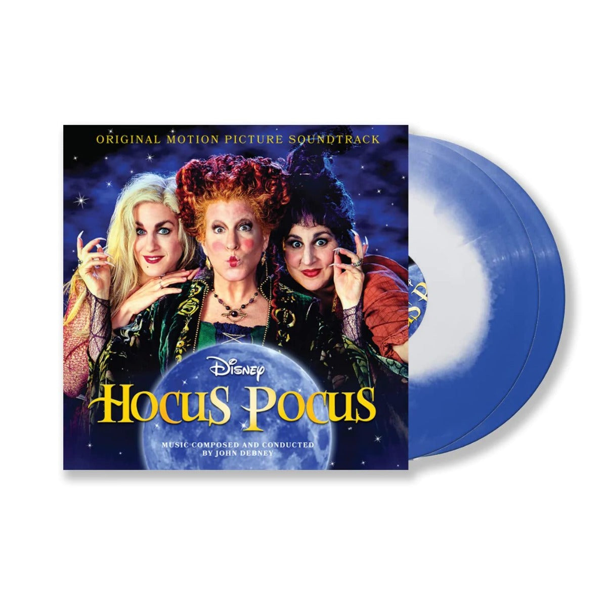 John Debney | Hocus Pocus Soundtrack (Limited Edition, Blue & White Swirl Colored Vinyl) (2 Lp) | Vinyl