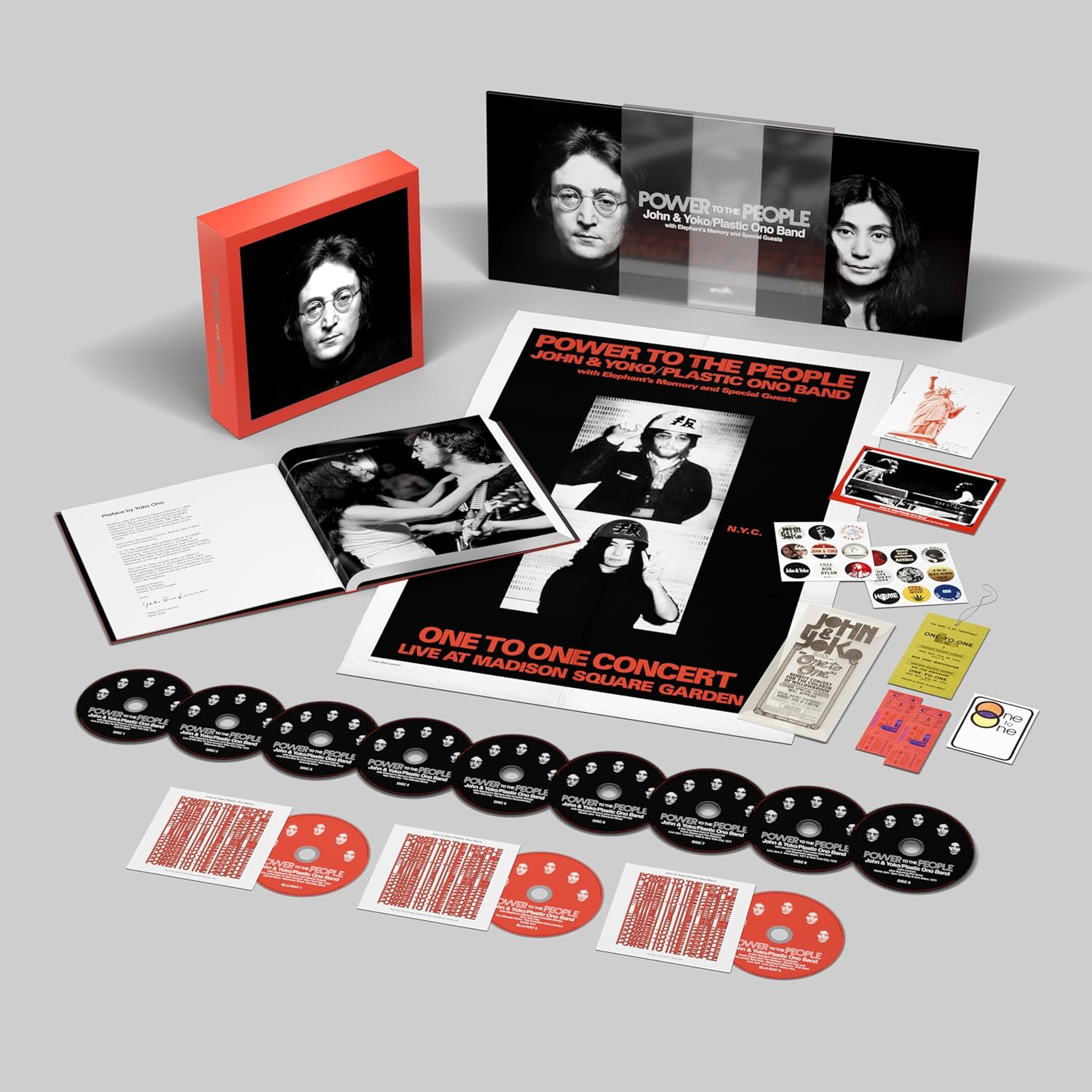 John Lennon/Yoko Ono/Plastic Ono Band - Power To The People: Live at the One To One Concert [Super Deluxe 9 CD/3 Blu-ray Audio] | CD