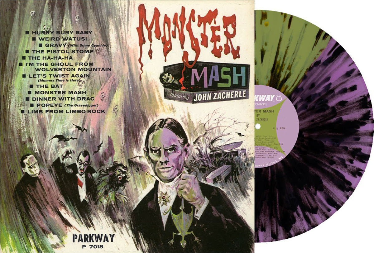 John Zacherle - Monster Mash (Indie Exclusive) (Purple/Green Split W/Black Splatter Vinyl) | Vinyl