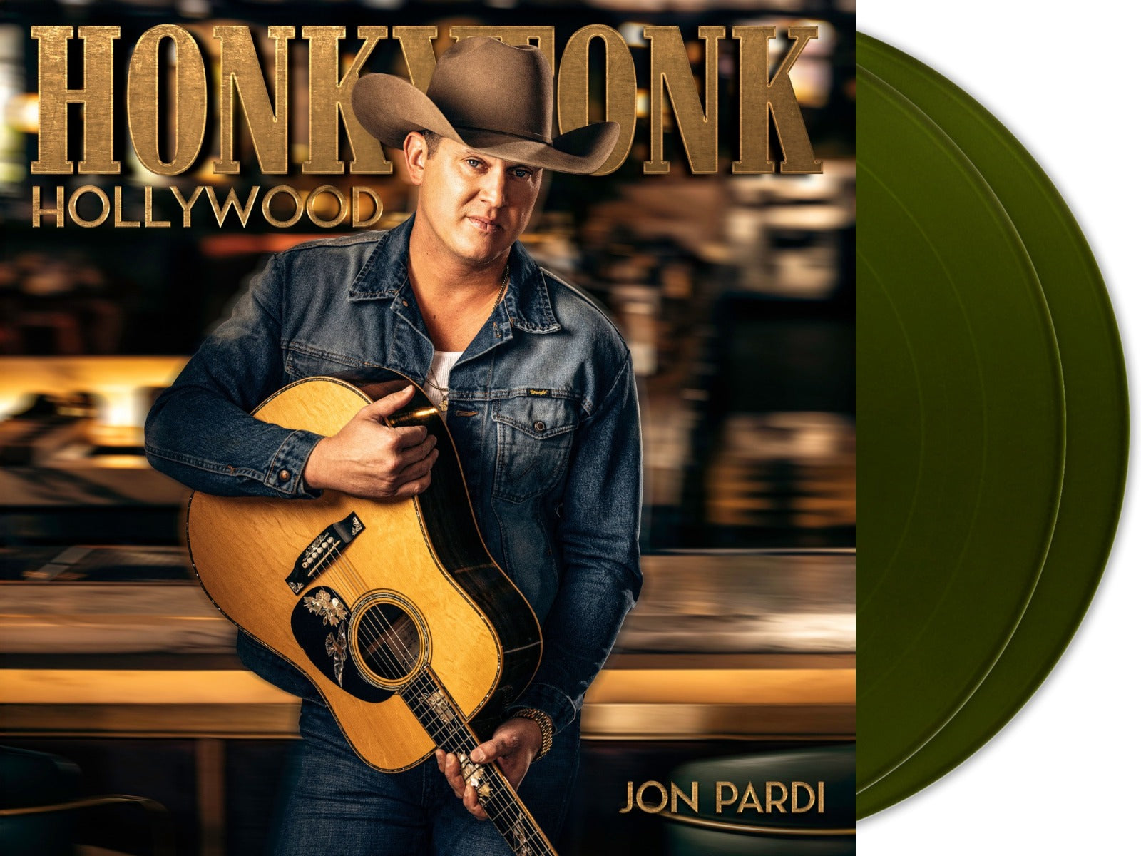 Jon Pardi | Honkytonk Hollywood (Indie Exclusive, Limited Edition, Forest Green Colored Vinyl) (2 Lp's) | Vinyl