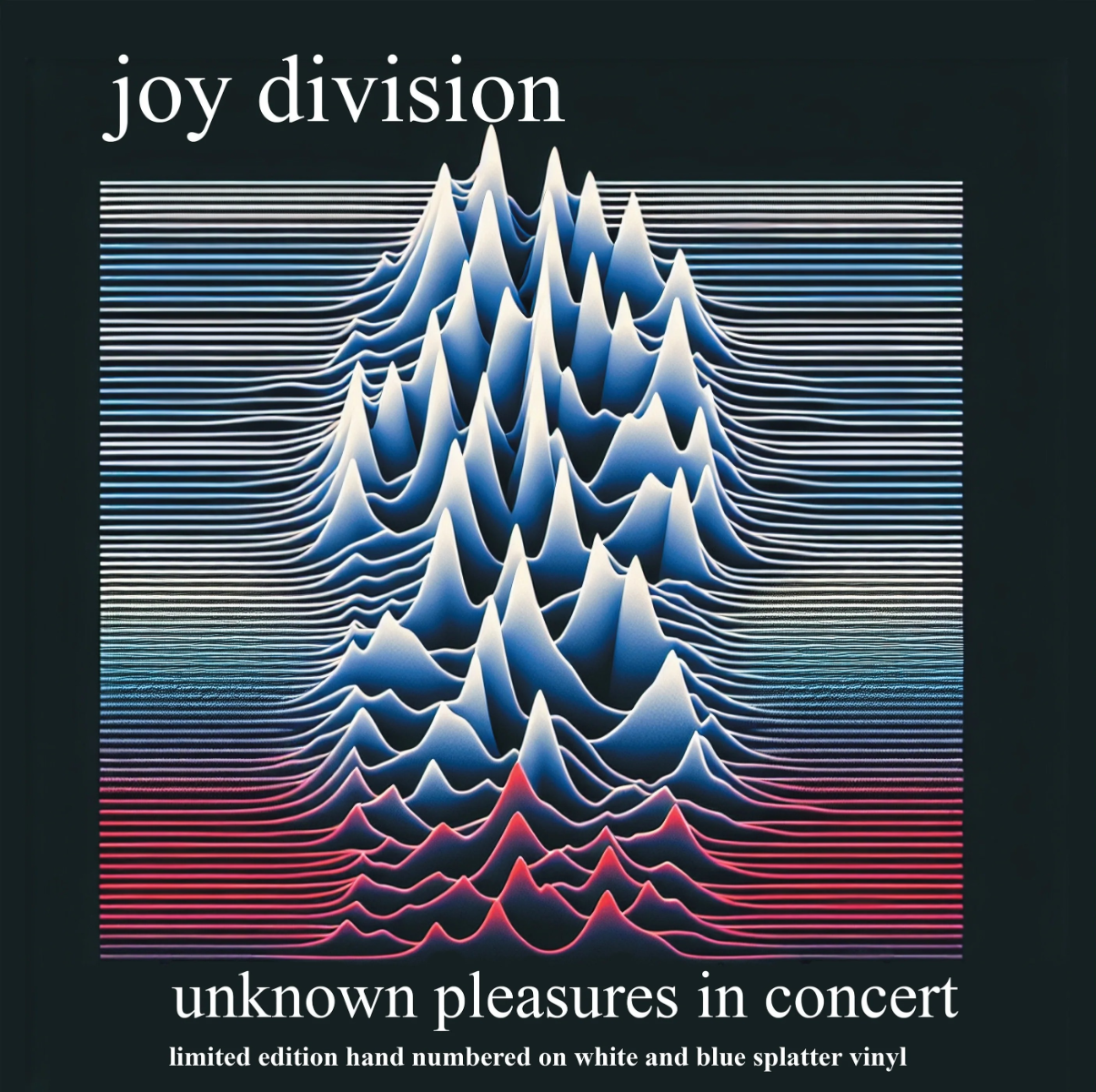 Joy Division - Unknown Pleasures In Concert (Limited Edition, Hand Numbered, White & Blue Splatter Colored Vinyl) [Import] | Vinyl