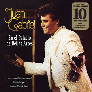 Juan Gabriel - En El Palacio De Bellas Artes (Edición Aniversario) [Translucent Vinyl With Gold Spots] [2LP] | Vinyl