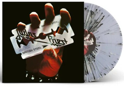 Judas Priest | British Steel (Limited Edition, Black & White Splatter Colored Vinyl) [Import] | Vinyl