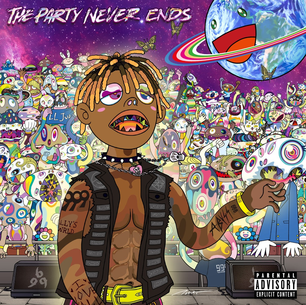 Juice Wrld | The Party Never Ends [Explicit Content] (Indie Exclusive, Limited Edition, Silver Colored Vinyl) (2 Lp's) | Vinyl - 0