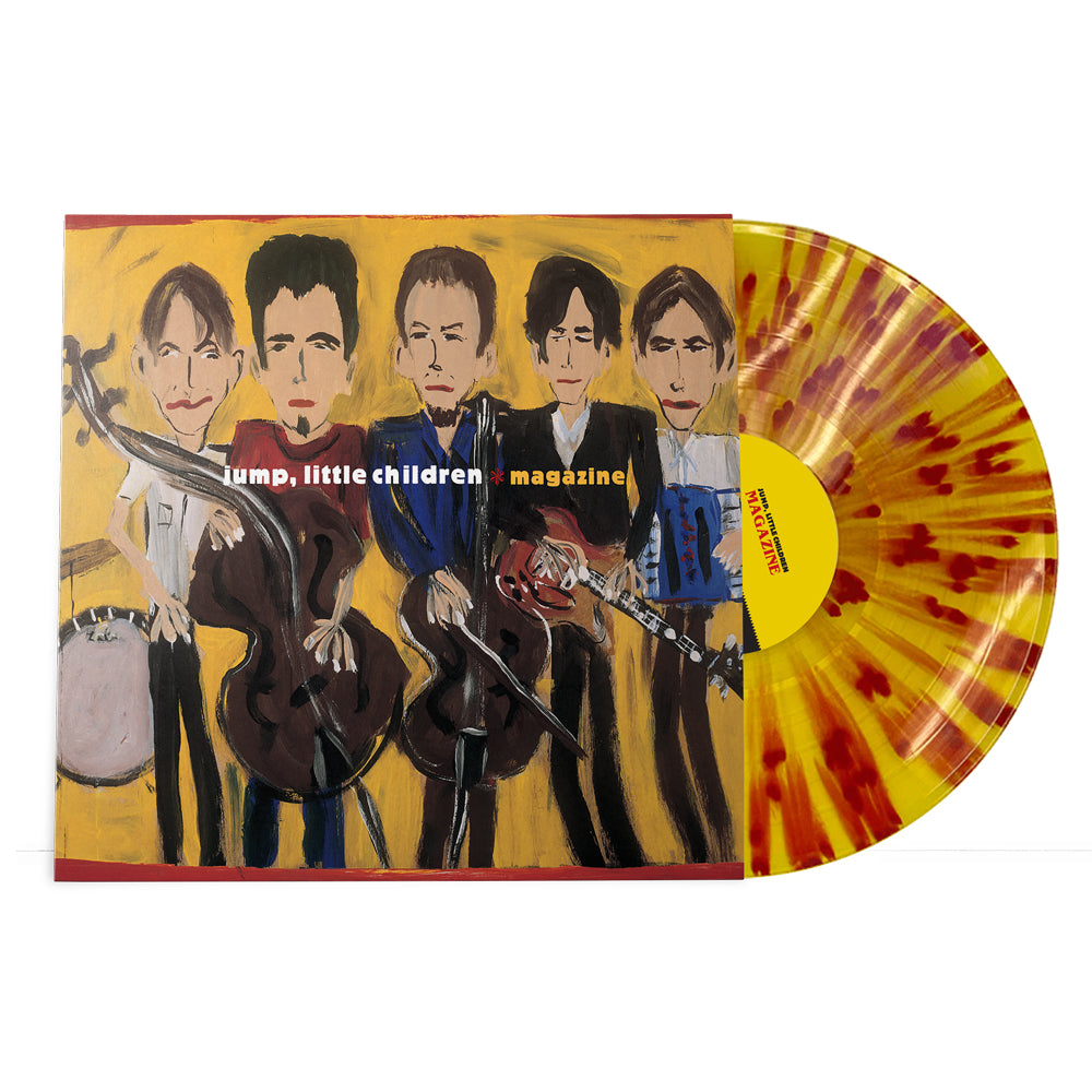 Jump Little Children - Magazine (25th Anniversary Edition) (Translucent Yellow Vinyl with Red Splatter) | Vinyl
