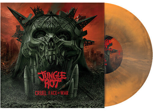 Jungle Rot - Cruel Face Of War [Black, Orange] | Vinyl