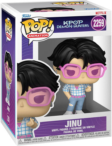 K-Pop Demon Hunters - Funko POP! Anime: KPop Demon Hunters- Jinu (KPDH) (Vinyl Figure, Collectible) | Action Figure