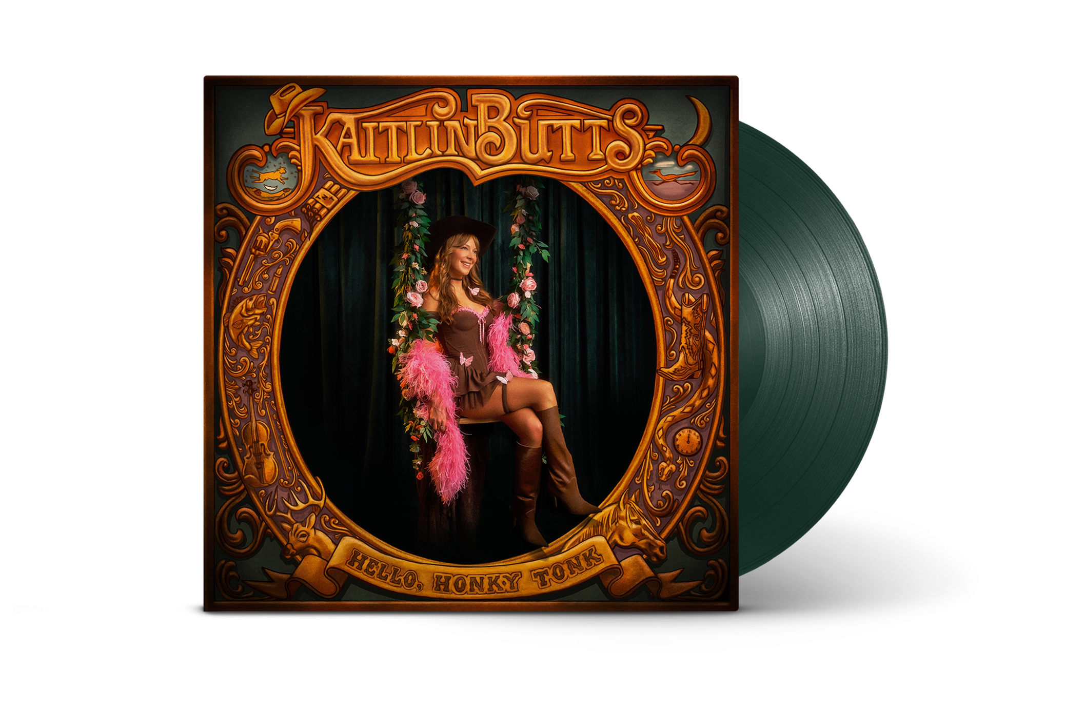 Kaitlin Butts - Hello, Honky Tonk (Indie Exclusive) [Curtain Call Green LP] | Vinyl