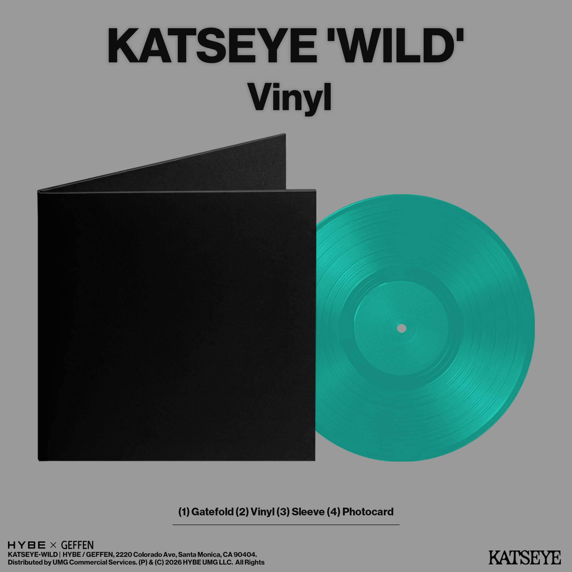 Katseye - Wild (Indie Exclusive) [Aquamarine Vinyl] | Vinyl