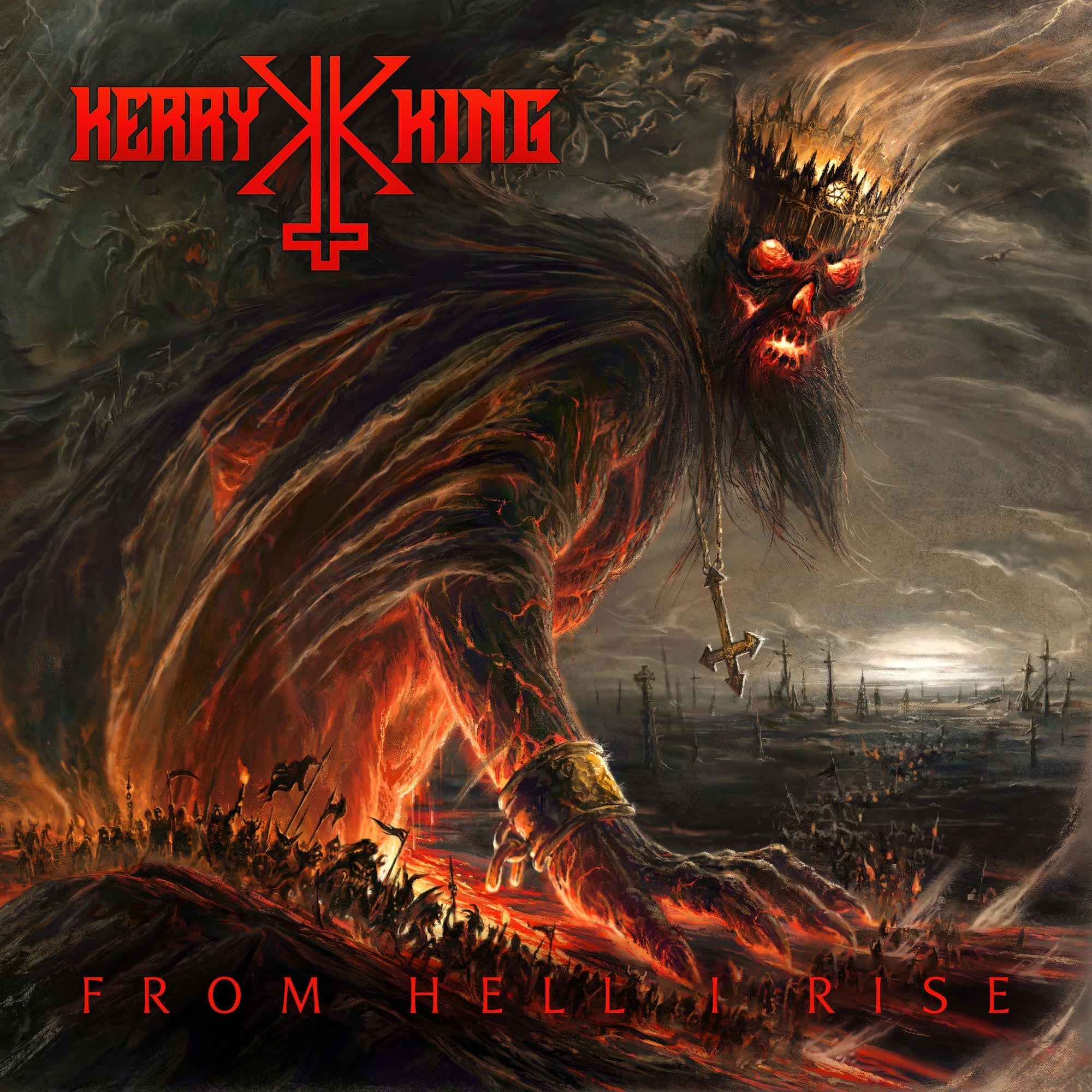 Kerry King - From Hell I Rise: Extended Deluxe Edition [Toxic Orange Marbled & Black] [2LP] | Vinyl