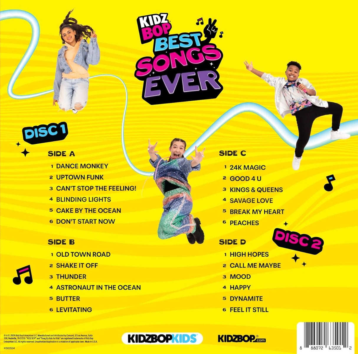 Kidz Bop Kids - Kidz Bop: Best Songs Ever (Limited Edition, Amazon Exclusive, Translucent Blue Colored Vinyl) (2 Lp's) | Vinyl