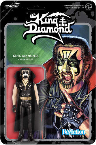 King Diamond | Super7 - King Diamond - ReAction Figures - King Diamond (Collectible, Action Figure) | Action Figure