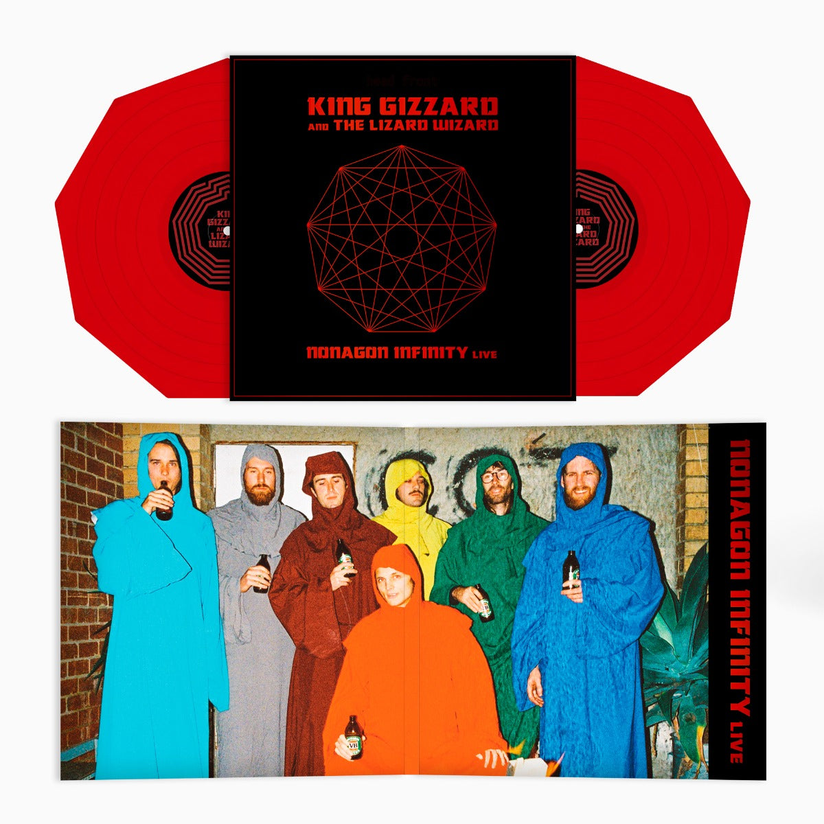 King Gizzard and the Lizard Wizard - Nonagon Infinity Live (Indie Exclusive, Red Colored Vinyl, Limited Edition) (2 Lp's) | Vinyl