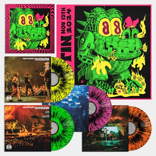 King Gizzard & The Lizard Wizard - King Gizzard - Live In Austin '24 (4Lp Neon Splatter Vinyl Box Set) | Vinyl
