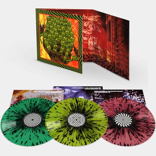 King Gizzard & The Lizard Wizard - King Gizzard - Live In Houston '24 (Triple Gatefold - Splatter Vinyl) [3Lp] | Vinyl