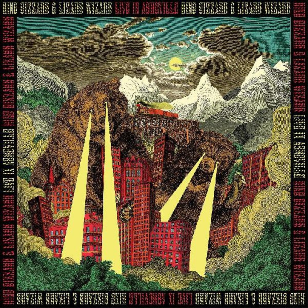 King Gizzard & The Lizard Wizard - Live In Asheville ‘19 (US Fuzz Club Official Bootleg) (DELUXE EDITION, INDIE EXCLUSIVE, GREEN, RED, & GOLD VINYL) | Vinyl