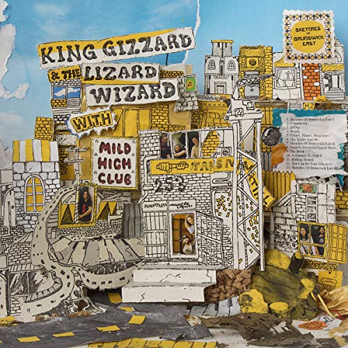 King Gizzard & The Lizard Wizard/Mild High Club - Sketches Of Brunswick East [LP] [Yellow w/ Blue Splatter] | Vinyl