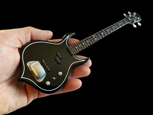 Kiss | Gene Simmons Kiss Signature Punisher Mini Bass Guitar Replica Collectible (Collectible, Figure) | Action Figure