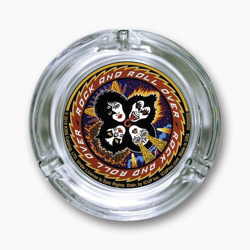 Kiss | ICUP 30872 KISS Rock and Roll Over Ashtray, Multicolor | Merchandise