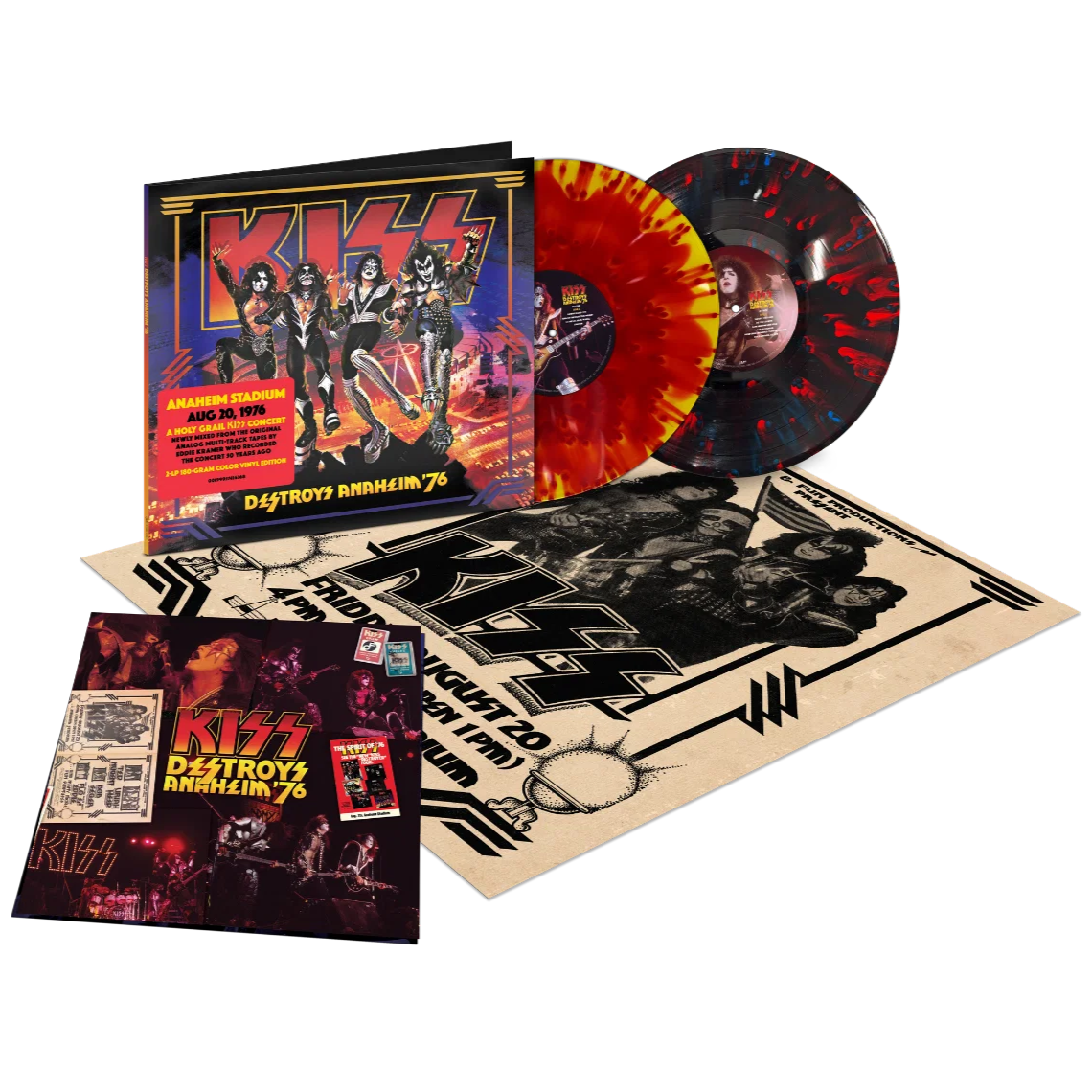 Kiss - KISS Destroys Anaheim '76 (Limited Edition, 180 Gram Colored Vinyl) (2 Lp's) | Vinyl