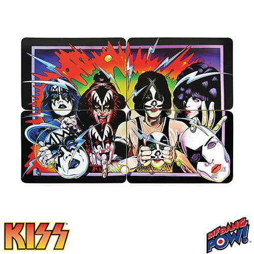 Kiss | Kiss Unmasked Coaster Set Of 4 (Coasters) | Accessories - 0