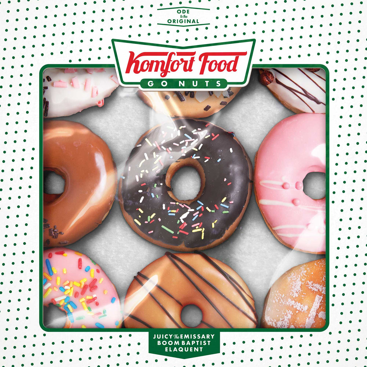 BoomBaptist, Juicy the Emissary, Elaquent - Komfort Food | Vinyl