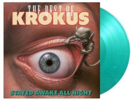Krokus | Stayed Awake All Night: The Best Of (Limited Edition, 180 Gram Translucent Green & White Marble Colored Vinyl) [Import] | Vinyl