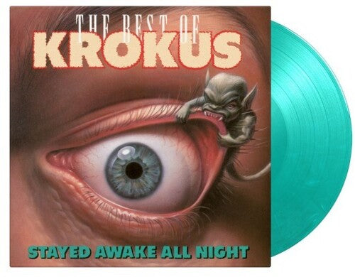 Krokus - Stayed Awake All Night: The Best Of (Limited Edition, 180 Gram Translucent Green & White Marble Colored Vinyl) [Import] | Vinyl