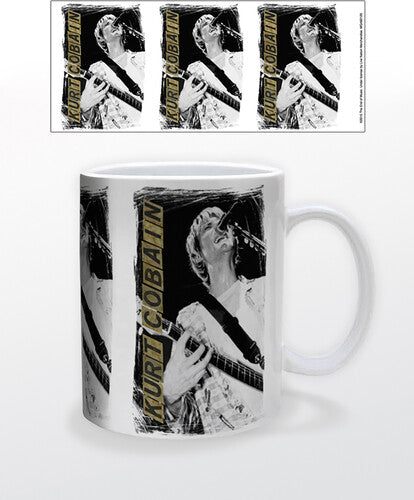 Kurt Cobain - Kurt Cobain Singing B/W 11 oz mug | Merchandise