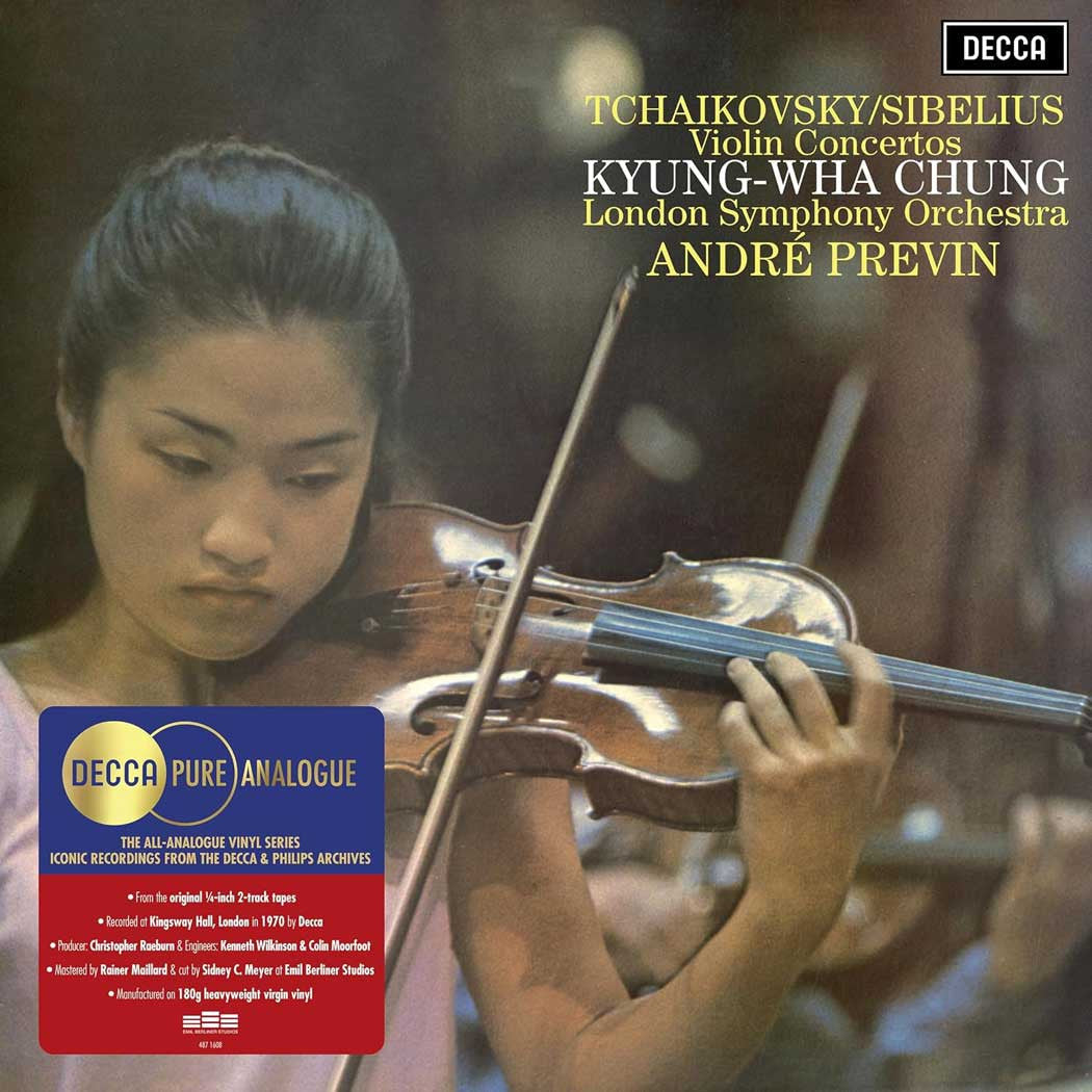 Kyung Wha Chung/London Symphony Orchestra/André Pr - Tchaikovsky & Sibelius Violin Concertos (Decca Pure Analogue Series) (Limited, 180G) [LP] | Vinyl