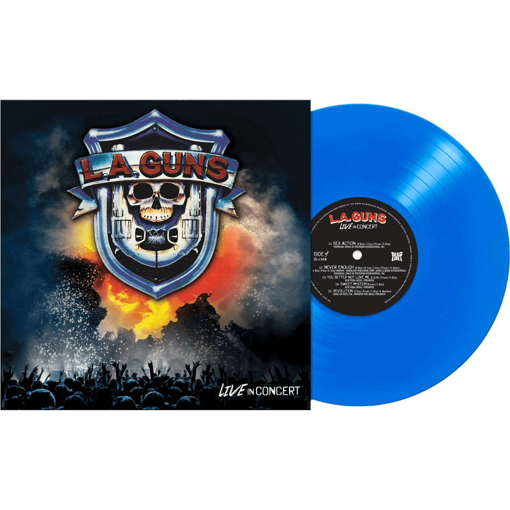 L.A. Guns - Live In Concert (Colored Vinyl, Blue, Limited Edition) | Vinyl