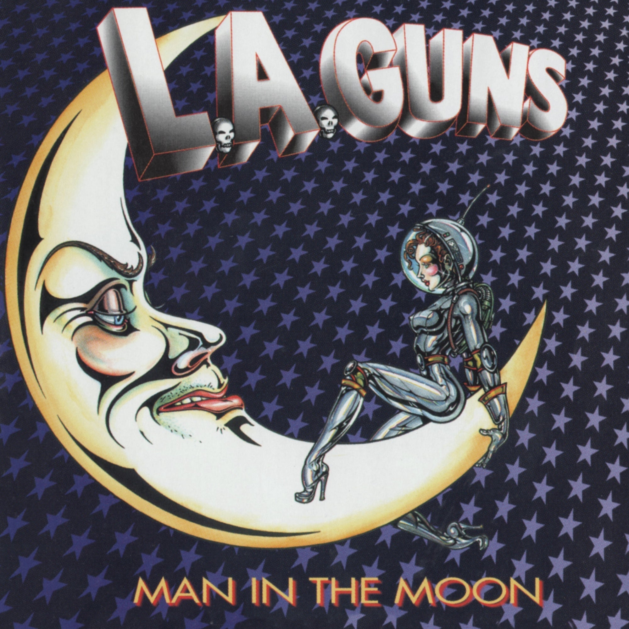 L.A. Guns | Man In The Moon (25Th Anniversary Edition) [Metallic Silver Vinyl] | Vinyl