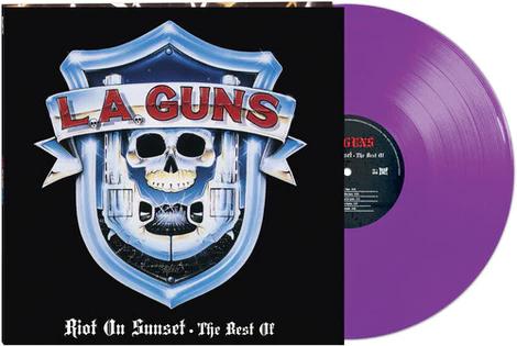 L.A. Guns | Riot On Sunset: The Best Of (Purple Marble Colored Vinyl, Limited Edition, Gatefold LP Jacket) | Vinyl