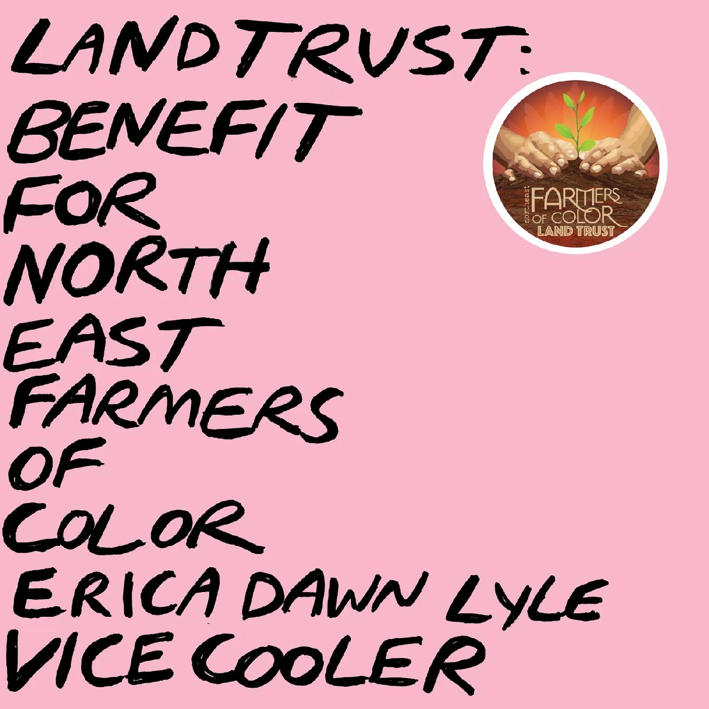Erica Dawn Lyle VICE COOLER - Land Trust: Benefit For NEFOC (BABY PINK VINYL) | Vinyl