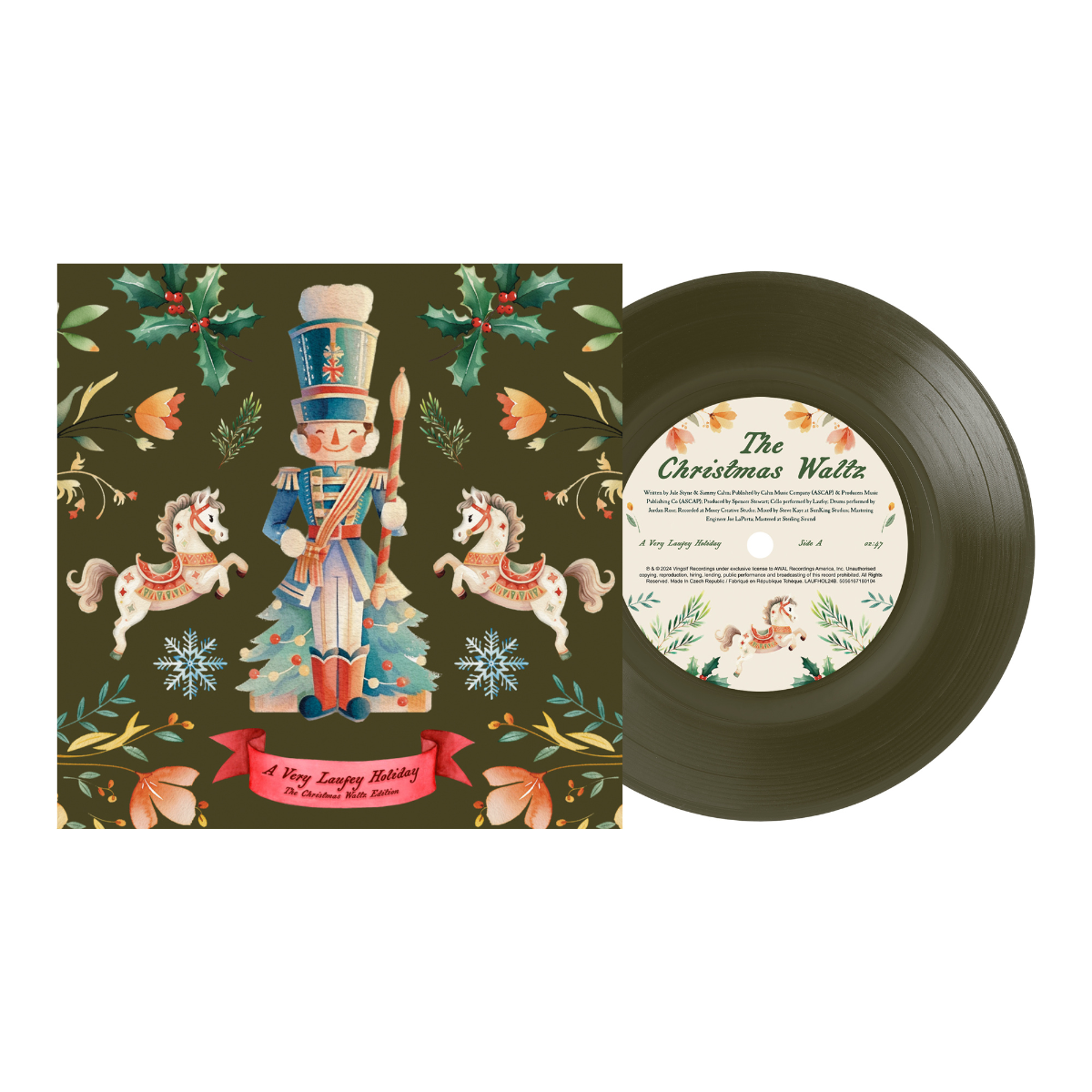 Laufey | Very Laufey Holiday: The Christmas Waltz Edition (Colored Vinyl, Green) (7" Single) | Vinyl