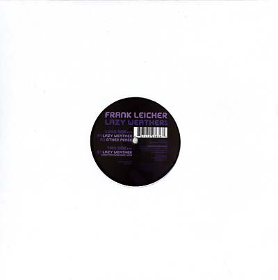 FRANK LEICHER - Lazy Weather EP | Vinyl