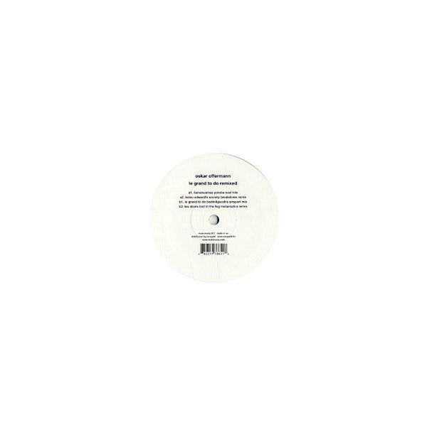 OSKAR OFFERMANN - Le Grand To Do Remixed | Vinyl
