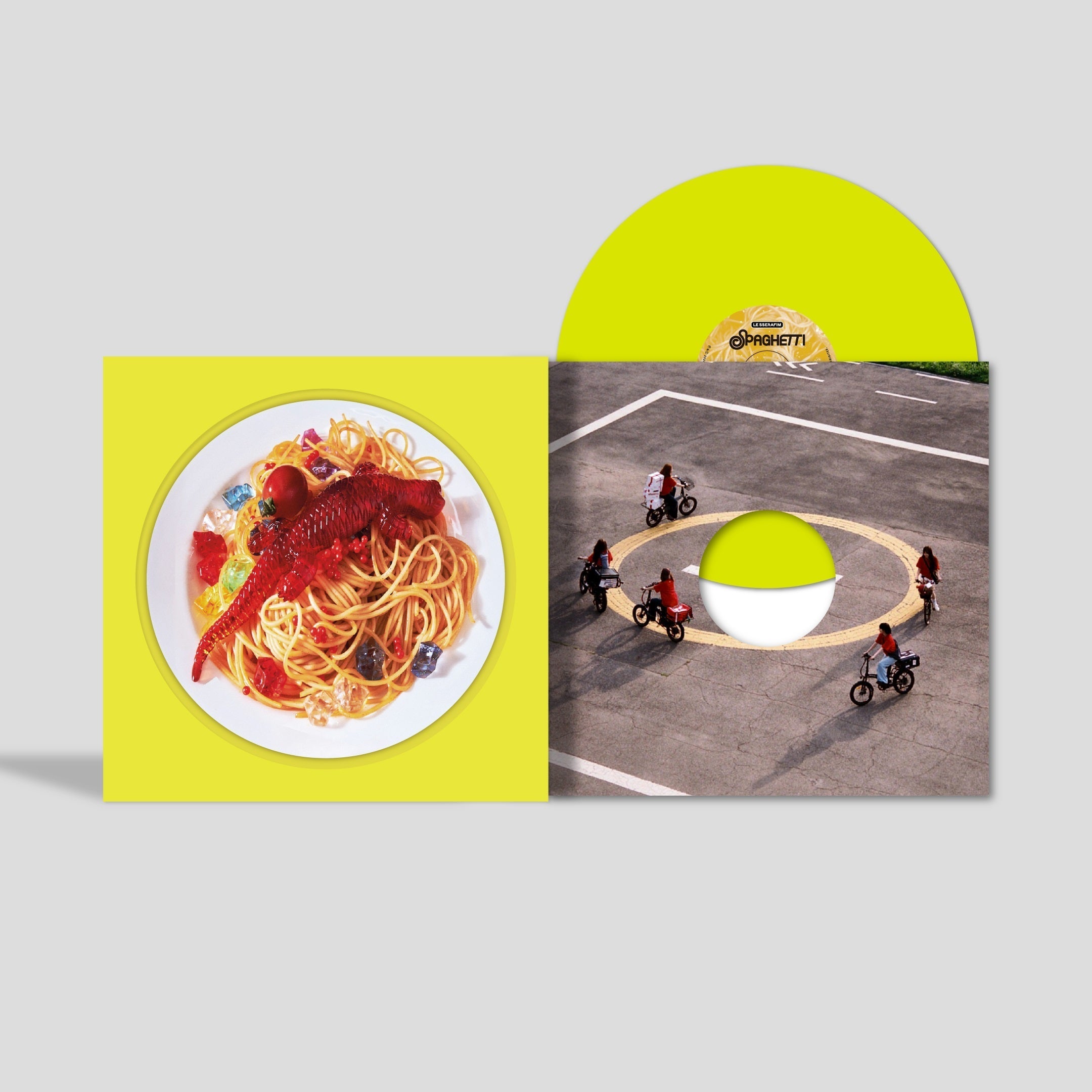 LE SSERAFIM | 1St Single Album "Spaghetti" (Indie Exclusive) [Neon Yellow Vinyl] | Vinyl